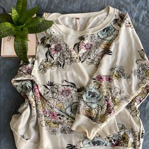 Free people floral sweater